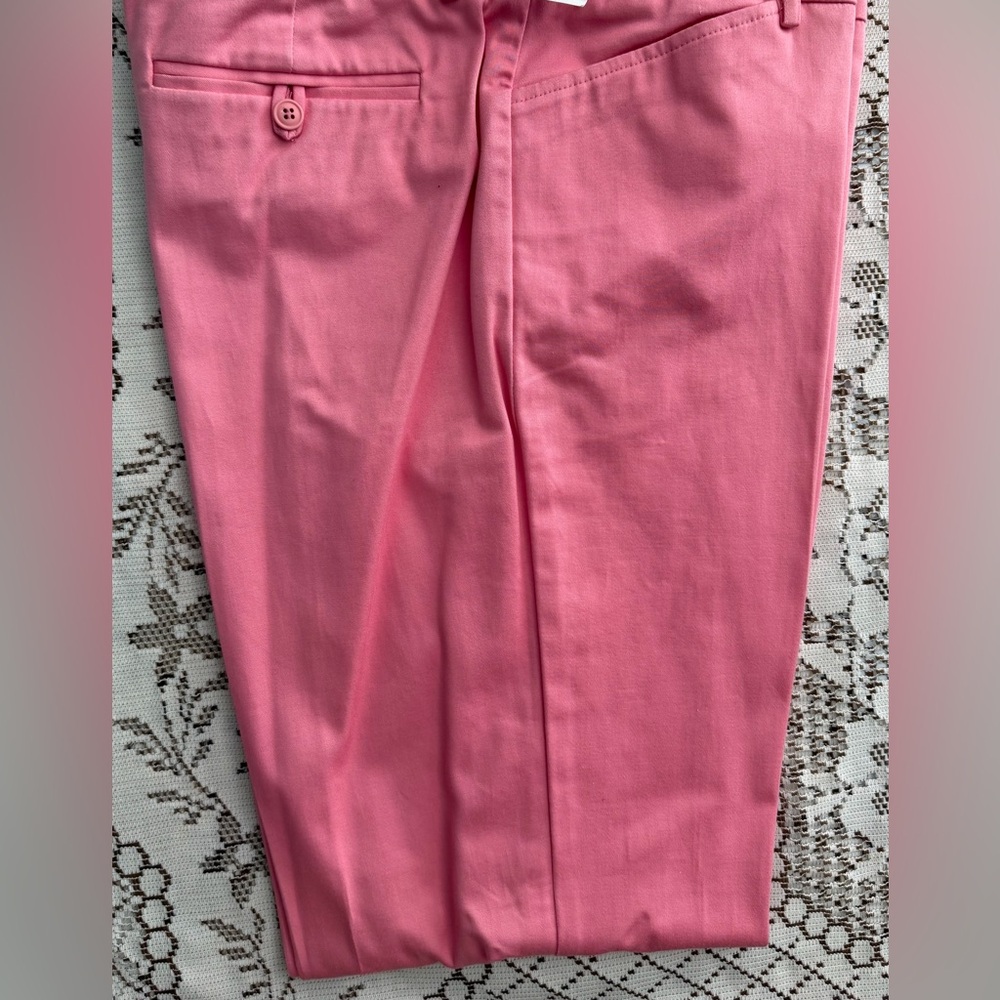 New York & Company Pink Straight Leg Pants